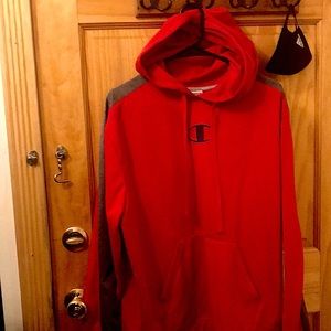 Champion DoubleDry Red Hoodie